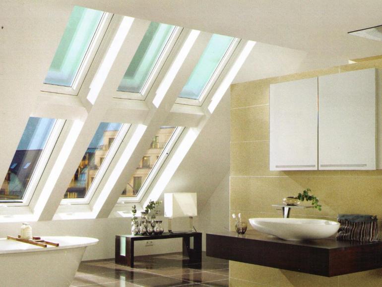 Ventanas de tejado de multicomposición, máxima luminosidad en el mismo espacio.